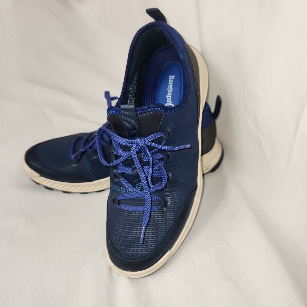 BARETRAPS Malina Shoes Womens Size 8 M Blue Black Athletic Sneakers Casual
